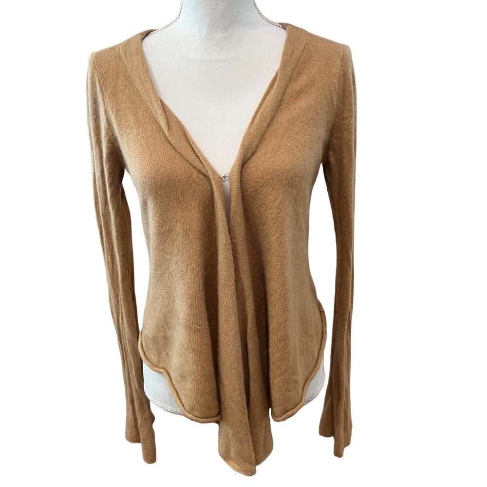 Nordstrom Cashmere Asymmetrical Hem Cardigan Sweater S